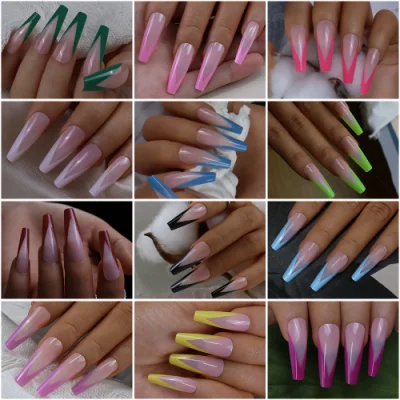 Nail Art Tips Gel Press on Nail Tips