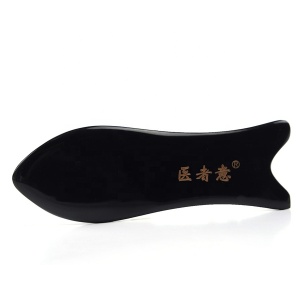 Natural Hot Stones Massage Tools, Bian Stone Guasha Body Massager