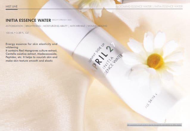 Nature Skin Care April 27 Initia Essence Water 100ml