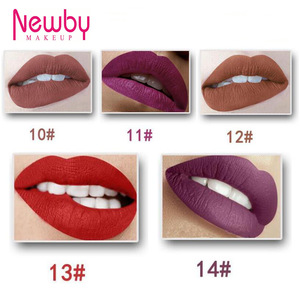 New colors lip liner pencil waterproof smooth lipstick pen set lip gloss private label