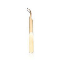 New GOLDEN Stainless Steel Eyebrow Tweezers By Farhan Products & Co