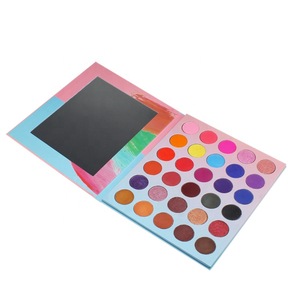 Newest cheap 30 color makeup high pigment eyeshadow palette with mirror