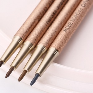 novo double head waterproof autorotation eyebrow pencil 4 colors private label eyebrow pencils