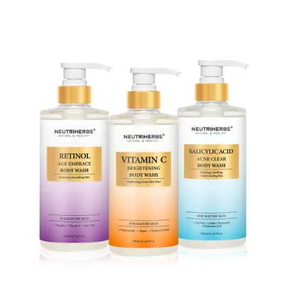 OEM Wholesale Smoothing Skin Clean Gel Retinol Body Wash