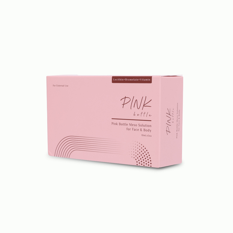 Pink Bottle, Bromelanin, Lipolysis, Slimmer, Meso Solution for Face &amp; Body