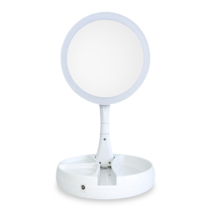 Portable USB Rechargeable makeup vanity with mirror and light vanity mirror led light