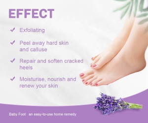 Private Label Lavender Peeling Mask Feet Skin Care Socks Exfoliating Foot Mask