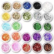 Professional Acrylic Nail art color acrylic brand Glitter powder