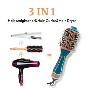 Professional Hair Dryer Hot Air Brush Styler One Step Hair Dryer