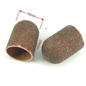 Professional Nail Pedicure Clean Tools Nail art Sanding Bands Block Cap For Removing Dead Skin