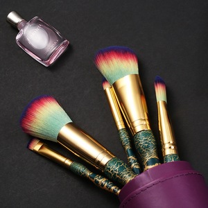 Professional Round Tube Pony Hair Eyeshadow Brushes Set for Eye Makeup Tool Kit