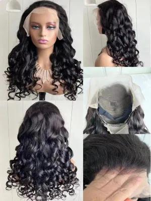 Raw Brazilian Virgin Human Hair Frontal Wig Vendors13X4 Lace Front Wig