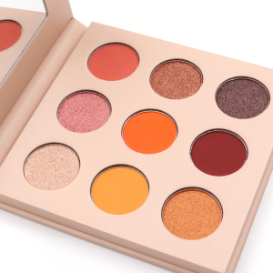 Shimmer Vegan Makeup Richly Pigment Eyeshadow Palette Custom Your Own Brand 9 Colors Private Label Eye Shadow Palette