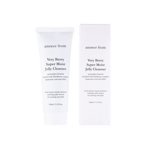skin care : answer from very berry super moist cleanser