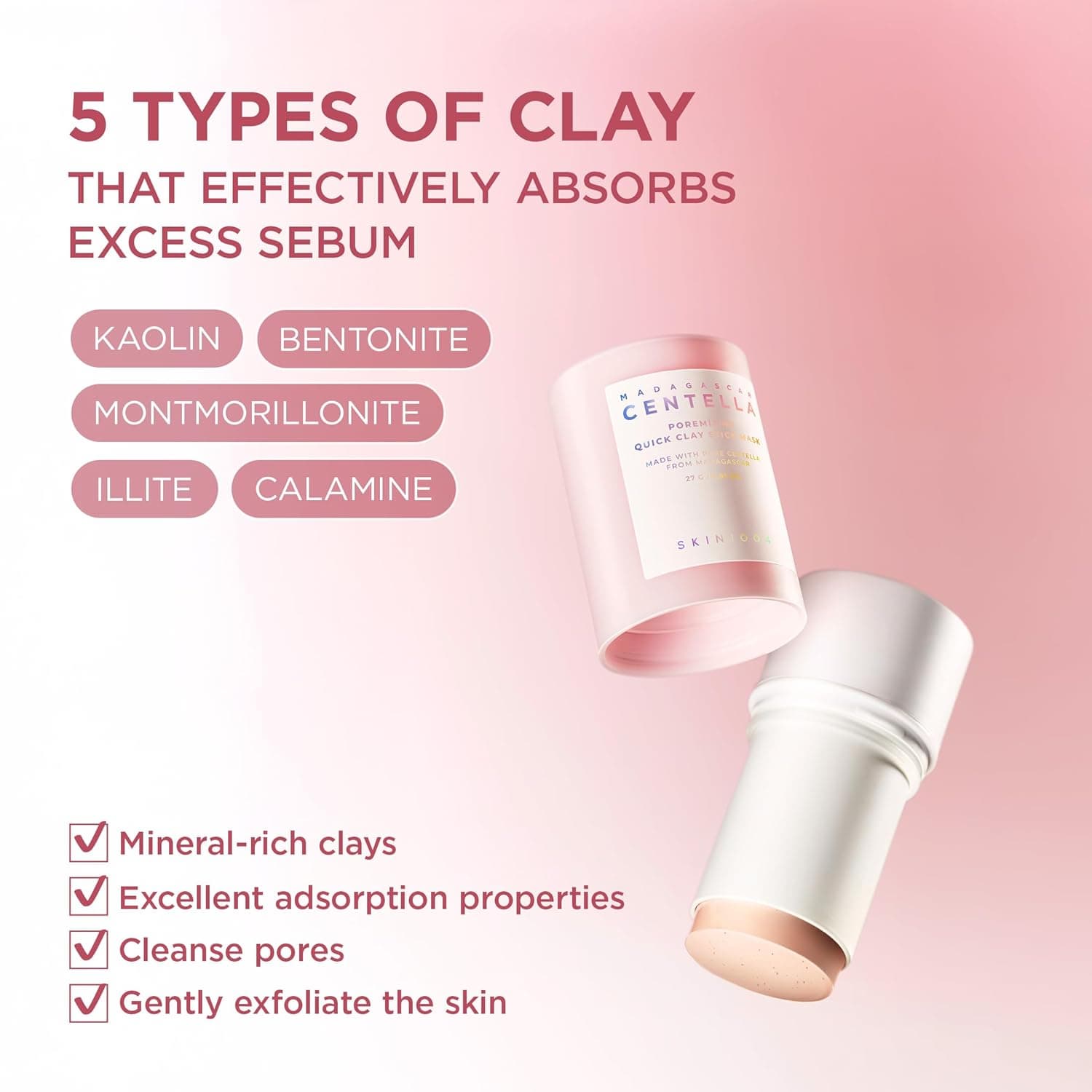 SKIN1004 Poremizing Quick Clay Stick Mask