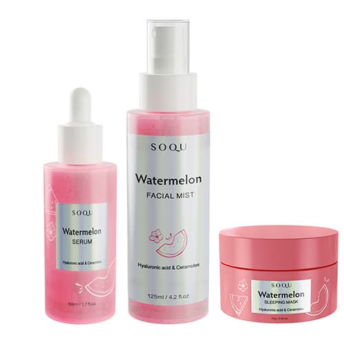 SOQU Watermelon Line (Mist, Cream, Serum)
