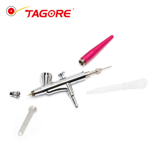 TG135B single action airbrush machine for cake decorating a power spray gun for tattoo or makeup nail