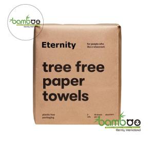 Unbleached Bamboo Toilet Paper Tissue Roll