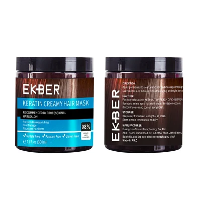 Wholesale New Listing Ekber Factory Sale Keratin Smoothing Morroco Argan Coconut Oil Silky Thicker Hair Treatment Mask