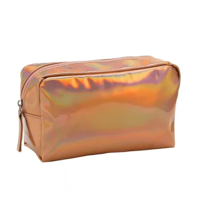 Women&prime; S Toiletry PU Cosmetic Bag Outdoor Travel Waterproof Makeup Bag