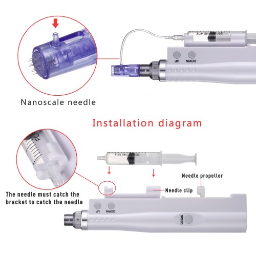 Mini Electric Meso Gun | Nano Microneedles Derma Pen - DermaRollingSystem.com