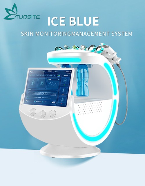 Portable Aqua Peel Oxygen facial Machine with Skin Analyzer for Deep Cleaning Skin tightening