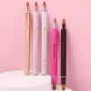 Retractable Dual-Ended Lip Brush with Aluminum Handle – Professional Portable Makeup Tool for Lipstick & Gloss Application