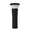 Custom Private Label Flat Top Foundation Brush Premium Matte Black Synthetic Hair Liquid Cream Powder Makeup Brush Wholesale