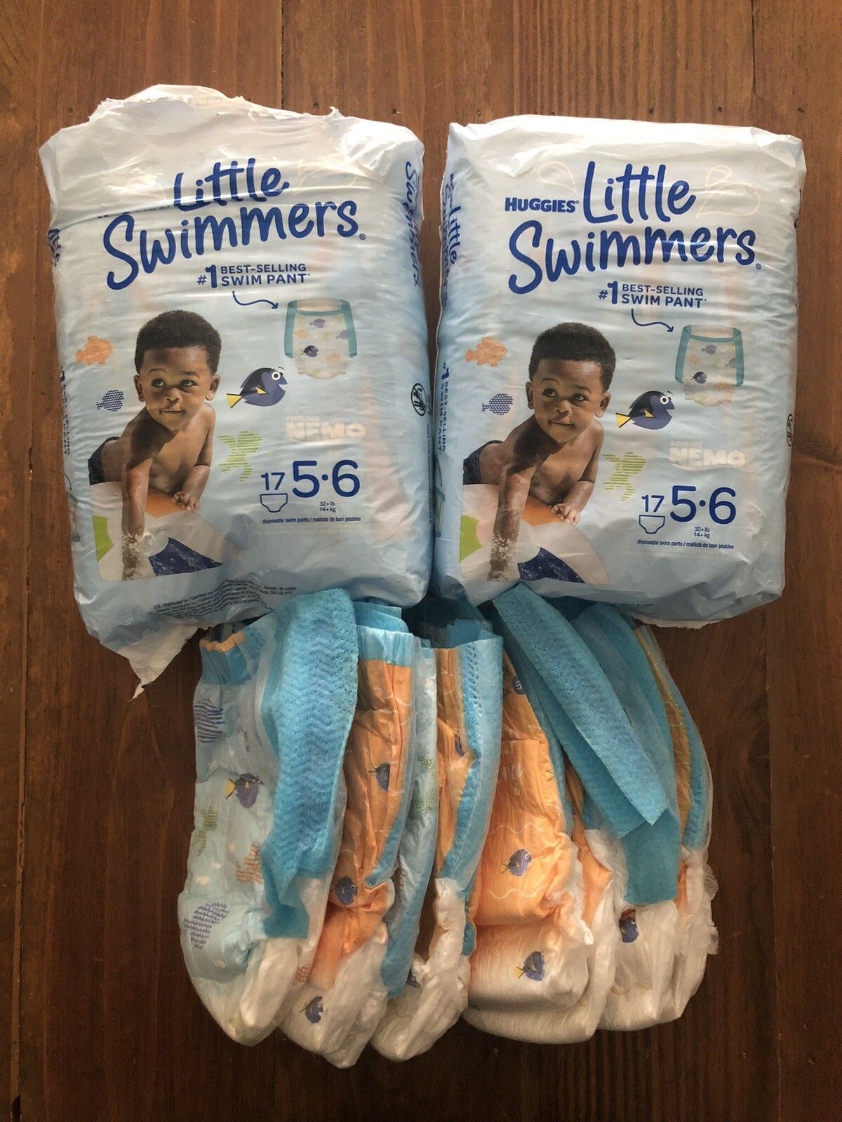 Huggies Little Swimmers Disposable Swim Diapers Size 5-6