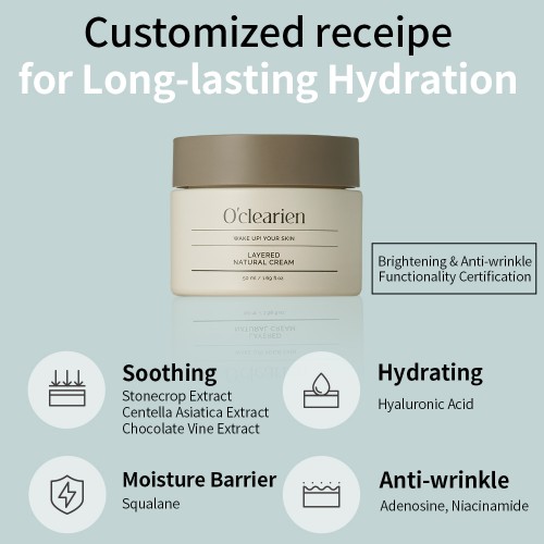 O'clearien Layered Natural Cream