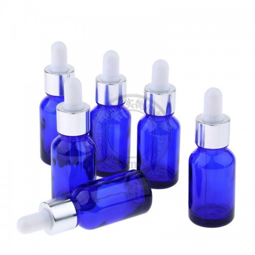amber dropper bottles essential oil serum glass container skincare packaging cosmetic bottles