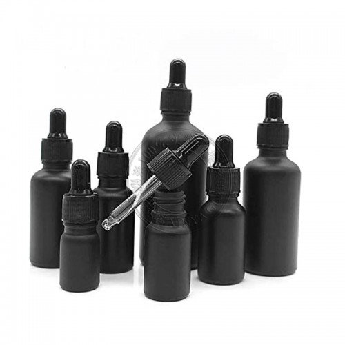 amber dropper bottles essential oil serum glass container skincare packaging cosmetic bottles