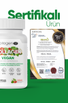 Collagen Life Vegan Collagen Support with Biotin, Hyaluronic Acid and Plant-Based Protein Powder 90 Tablets