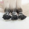 Hot Selling Brazilian Hair Ombre Grey Human Hair I Tip Hair Extension