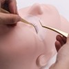 Eyelash Extension Tweezers Set Tweezer for 2D-6D Volume Individual False Lashes Extension Case-Golden ( Tweezer)
