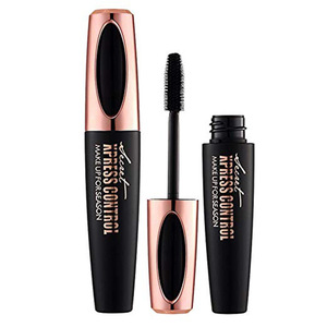 2018 New Makeup Black Waterproof Thick Long 4D Silk Fiber EyeLash Extension Mascara 4d mascara fiber