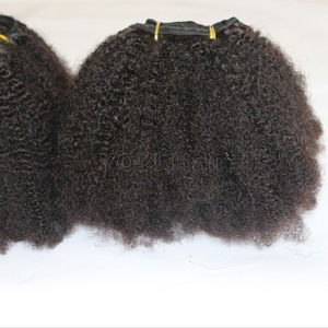 2019 Best selling afro Kinky twist curly hair extensions 4A 4B 4C , Virgin Mongolian puffy afro curly hair