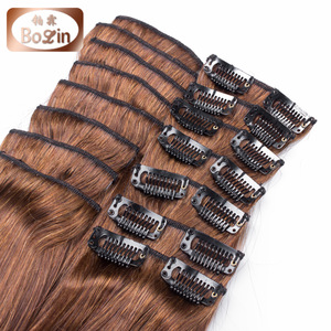 Aliexpress Wholesale Cheap Price Remy Full Head clip in hair extension for black woman