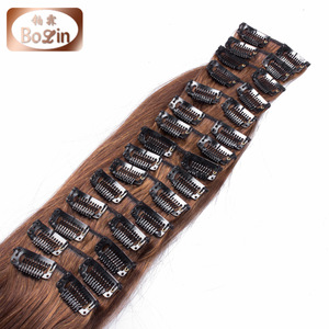 Aliexpress Wholesale Cheap Price Remy Full Head clip in hair extension for black woman