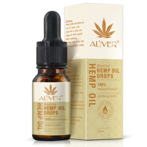 ALIVER hemp seed oil massage essential oil HEMP OIL relieves pressure pain and improves sleep 10ml