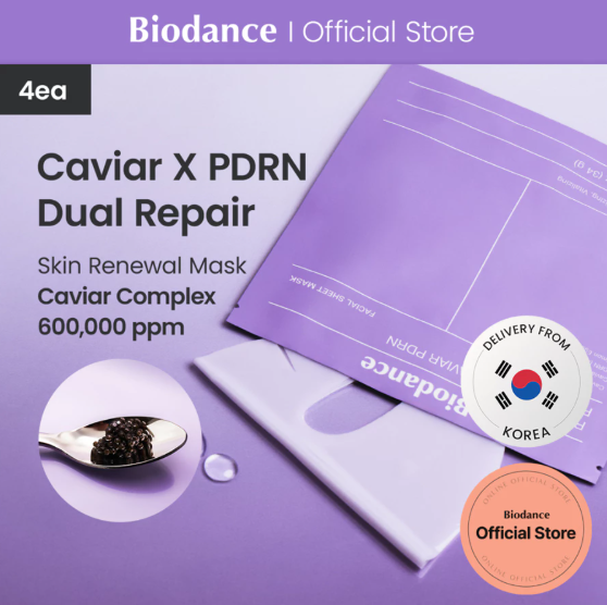 [Biodance] Rejuvenating Caviar PDRN Real Deep Mask (4ea) [NEW]