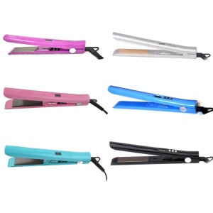 Blue Back Light LCD Display MCH Fast Heating Hair Flat Iron Small Quantity Accepted