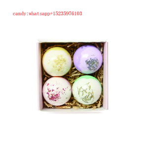 Bulk Sale Natural Ingredient Colorful Salts Ball SPA Moisturizing Fizzy Kid Bath Bombs