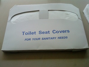 cheap sanitary disposable toilet seat cover paper