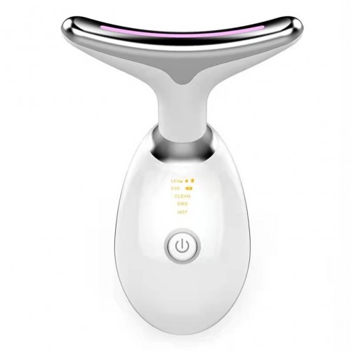 Color light lifting for removing neck wrinkles and tightening skin massage instrument