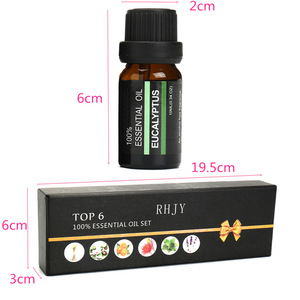 Custom Private Label Perfume Fragrance Oil, 10ml/bottle Essential oil set, Custom Box Aromatherapy Essential Oils with 6 Scents