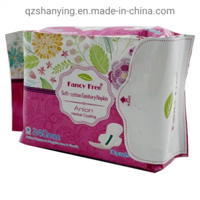 Disposable Soft 240mm Anion Sanitary Pads