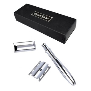 Double Edge Safety Razor - Wet Shaving Razor for Men & Woman - Classic Barber Shaver + 5 Platinum Blades