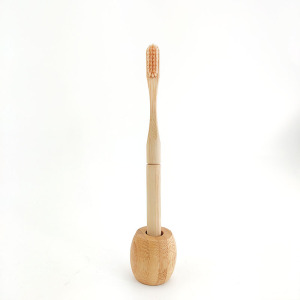 Eco-friendly Biodegradable Tooth Brush Customized Logo Replaceable Heads Bamboo Toothbrush