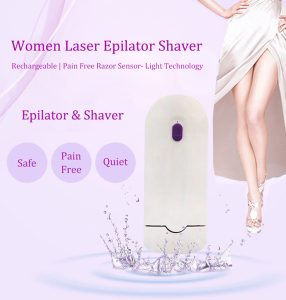 Epsilon  new product Home use hair removal mini body painless lady facial electric epilator hair remover